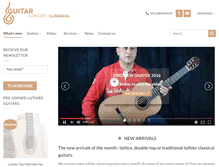 Tablet Screenshot of concert-classical-guitar.com